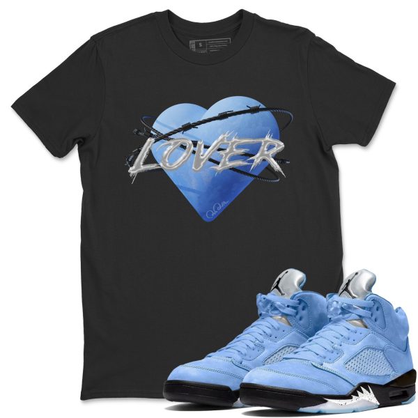 Heart Lover Sneaker Tee - Casual Unisex Cotton Sneaker T-Shirt To Match 5s Retro UNC Jezsport.com