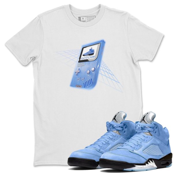 Sneaker Game Boy Sneaker Tee - Casual Unisex Cotton Sneaker T-Shirt To Match 5s Retro UNC Jezsport.com