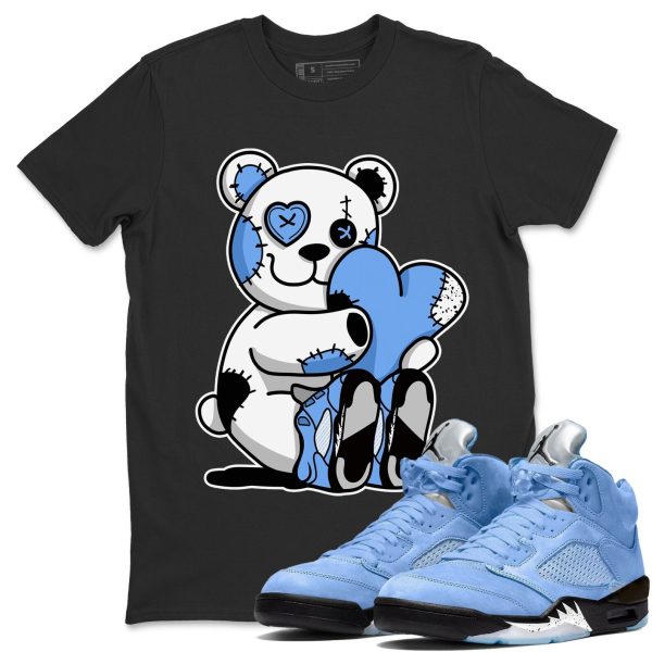 Hugging Bear Sneaker Tee - Casual Unisex Cotton Sneaker T-Shirt To Match 5s Retro UNC Jezsport.com