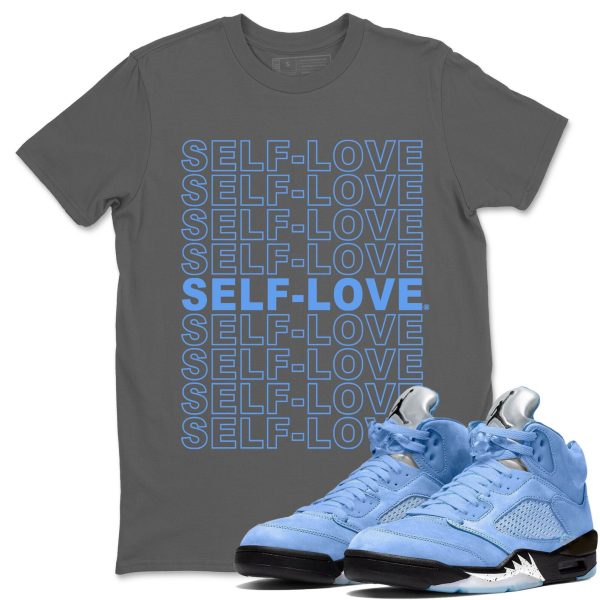 Self Love Sneaker Tee - Casual Unisex Cotton Sneaker T-Shirt To Match 5s Retro UNC Jezsport.com