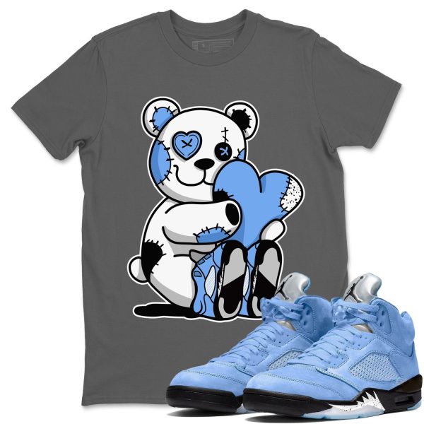 Hugging Bear Sneaker Tee - Casual Unisex Cotton Sneaker T-Shirt To Match 5s Retro UNC Jezsport.com