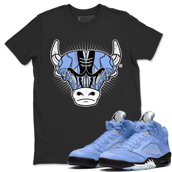 Sneaker Bull Head Sneaker Tee - Casual Unisex Cotton Sneaker T-Shirt To Match 5s Retro UNC Jezsport.com