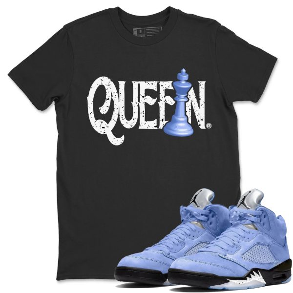 Chess Queen Sneaker Tee - Casual Unisex Cotton Sneaker T-Shirt To Match 5s Retro UNC Jezsport.com