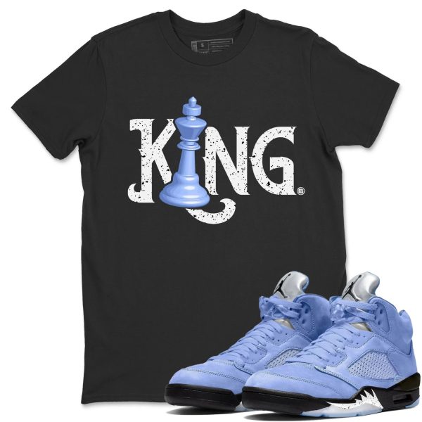 Chess King Sneaker Tee - Casual Unisex Cotton Sneaker T-Shirt To Match 5s Retro UNC Jezsport.com