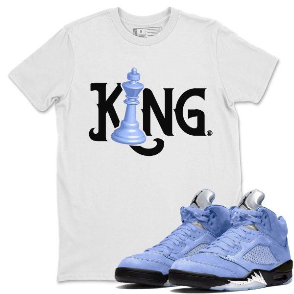 Chess King Sneaker Tee - Casual Unisex Cotton Sneaker T-Shirt To Match 5s Retro UNC Jezsport.com