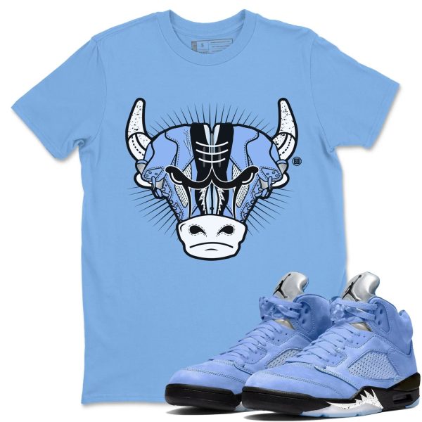 Sneaker Bull Head Sneaker Tee - Casual Unisex Cotton Sneaker T-Shirt To Match 5s Retro UNC Jezsport.com