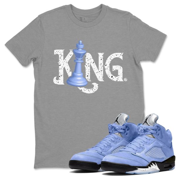 Chess King Sneaker Tee - Casual Unisex Cotton Sneaker T-Shirt To Match 5s Retro UNC Jezsport.com