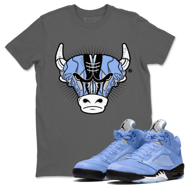 Sneaker Bull Head Sneaker Tee - Casual Unisex Cotton Sneaker T-Shirt To Match 5s Retro UNC Jezsport.com