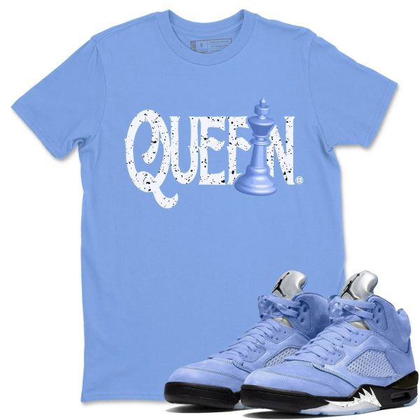 Chess Queen Sneaker Tee - Casual Unisex Cotton Sneaker T-Shirt To Match 5s Retro UNC Jezsport.com