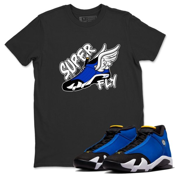 Super Fly Unisex Crew Neck Sneaker Matching Tee Shirt To Match Laney 14s Unisex Sneaker Tee Jezsport.com