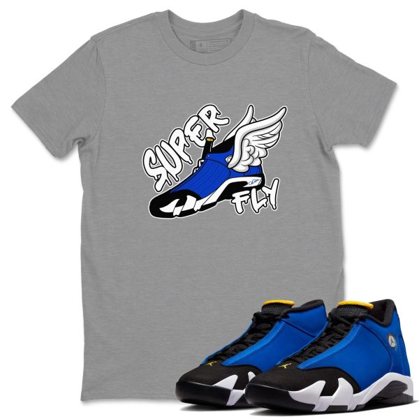 Super Fly Unisex Crew Neck Sneaker Matching Tee Shirt To Match Laney 14s Unisex Sneaker Tee Jezsport.com