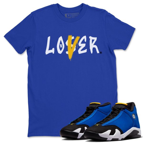 Loser Lover Unisex Crew Neck Sneaker Matching Tee Shirt To Match Laney 14s Unisex Sneaker Tee Jezsport.com