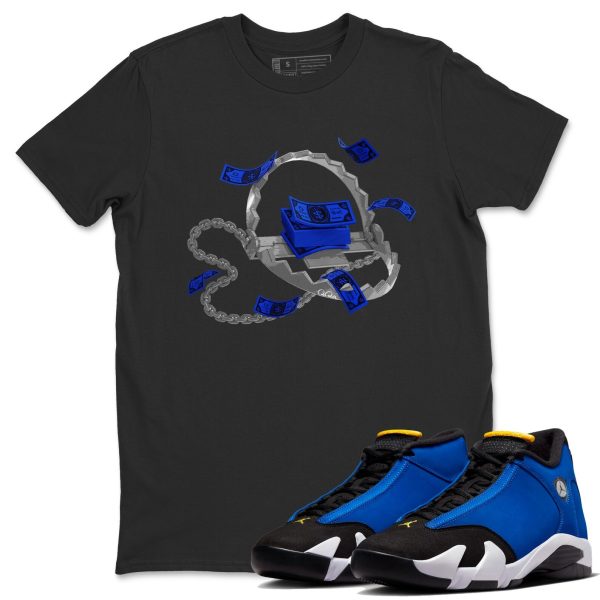 Trap Money Unisex Crew Neck Sneaker Matching Tee Shirt To Match Laney 14s Unisex Sneaker Tee Jezsport.com