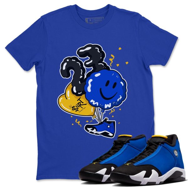 Balloon Unisex Crew Neck Sneaker Matching Tee Shirt To Match Laney 14s Unisex Sneaker Tee Jezsport.com