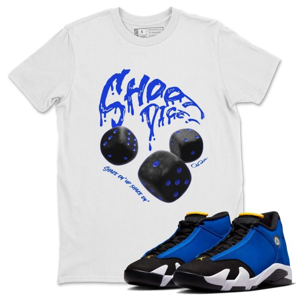 Shoot Dice Unisex Crew Neck Sneaker Matching Tee Shirt To Match Laney 14s Unisex Sneaker Tee Jezsport.com