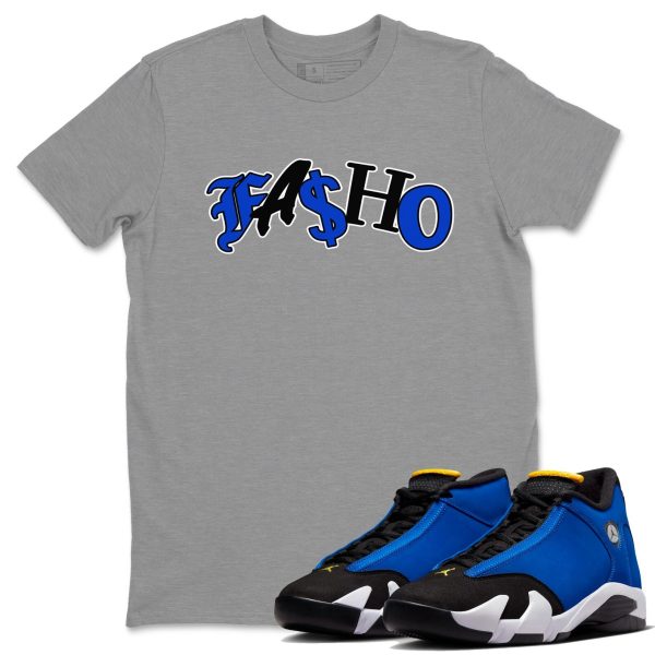 Fasho Unisex Crew Neck Sneaker Matching Tee Shirt To Match Laney 14s Unisex Sneaker Tee Jezsport.com