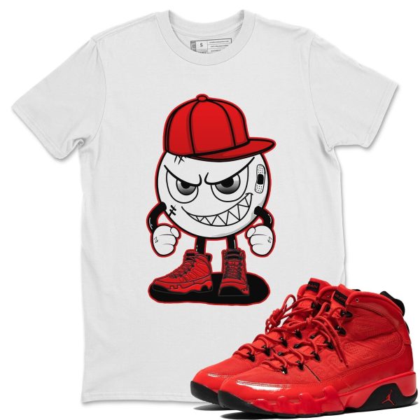 Mischief Sneaker Tee - Casual Unisex Cotton Sneaker T-Shirt To Match 9s Chile Red Jezsport.com