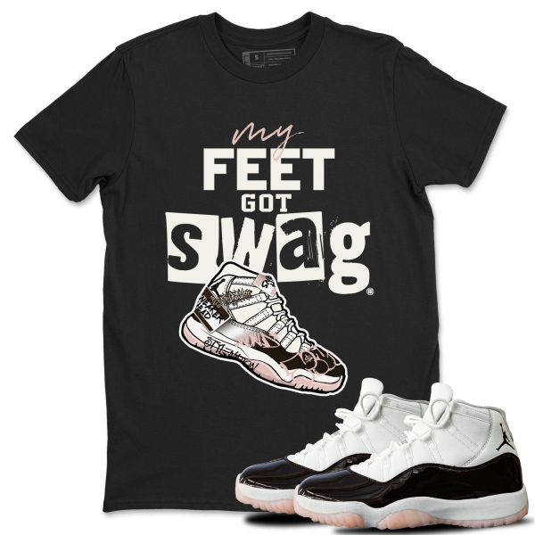 My Feet Got Swag Sneaker Tee - Casual Unisex Cotton Sneaker T-Shirt To Match 11s Neapolitan Jezsport.com