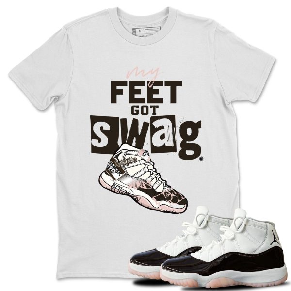 My Feet Got Swag Sneaker Tee - Casual Unisex Cotton Sneaker T-Shirt To Match 11s Neapolitan Jezsport.com