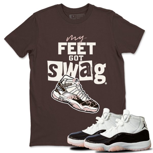 My Feet Got Swag Sneaker Tee - Casual Unisex Cotton Sneaker T-Shirt To Match 11s Neapolitan Jezsport.com