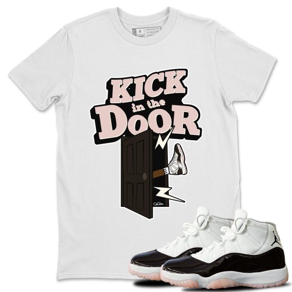 Kick In The Door Sneaker Tee - Casual Unisex Cotton Sneaker T-Shirt To Match 11s Neapolitan Jezsport.com