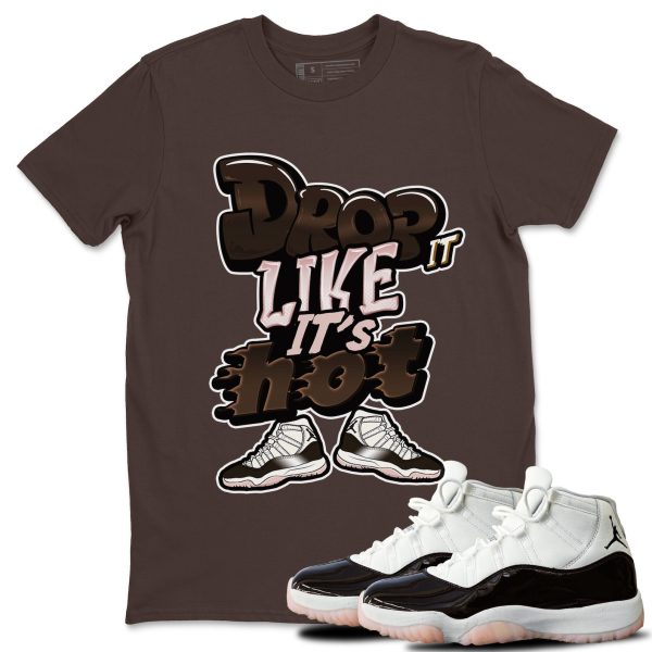 Drop It Like It's Hot Sneaker Tee - Casual Unisex Cotton Sneaker T-Shirt To Match 11s Neapolitan Jezsport.com