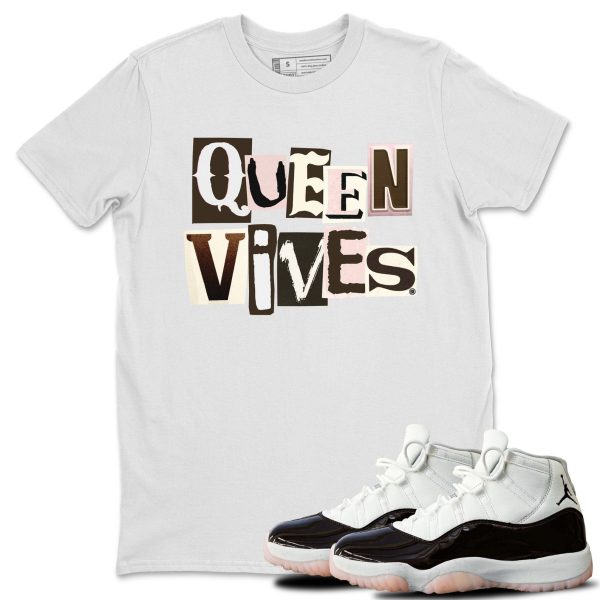 Queen Vibes Sneaker Tee - Casual Unisex Cotton Sneaker T-Shirt To Match 11s Neapolitan Jezsport.com