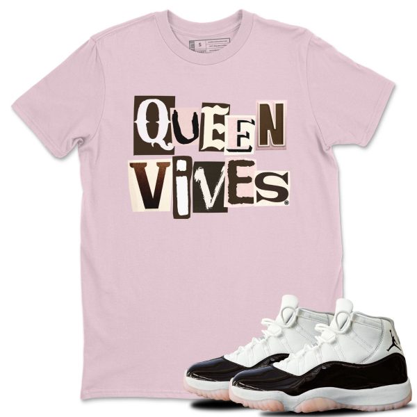 Queen Vibes Sneaker Tee - Casual Unisex Cotton Sneaker T-Shirt To Match 11s Neapolitan Jezsport.com