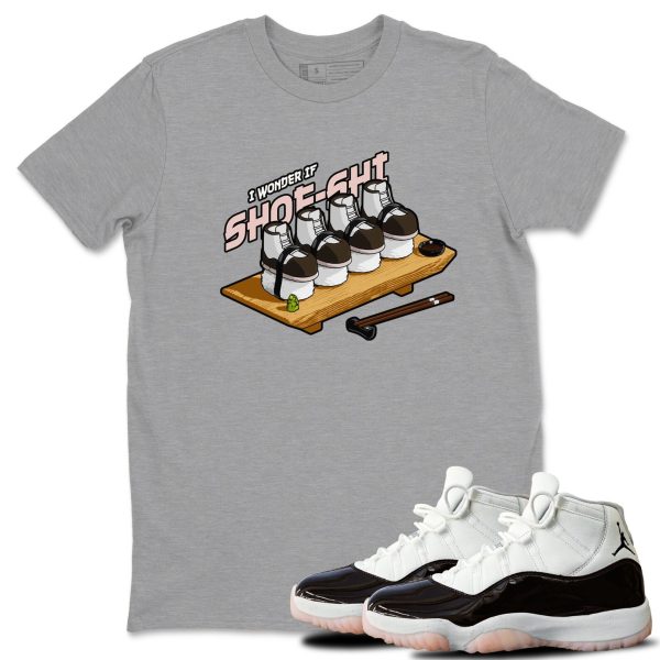 Shoe Sneaker Tee - Casual Unisex Cotton Sneaker T-Shirt To Match 11s Retro Neapolitan Jezsport.com