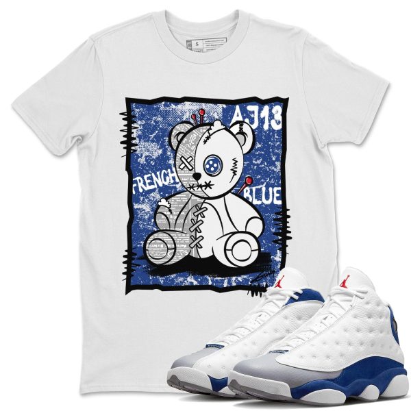 Vintage Bear Sneaker Tee - Casual Unisex Cotton Sneaker T-Shirt To Match 13s French Blue Jezsport.com