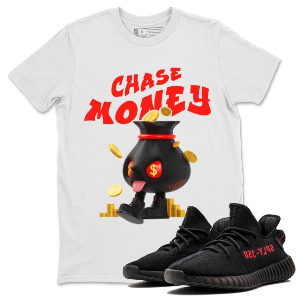 Chase Money Unisex Crew Neck Sneaker Matching Tee Shirt To Match Yeezys 350 Bred Jezsport.com