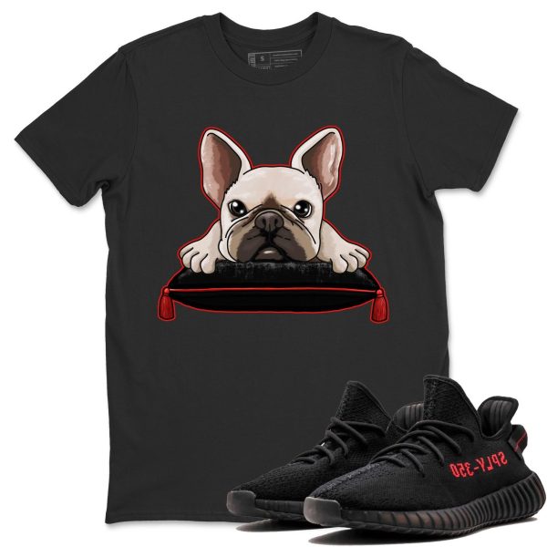 French Bulldog Unisex Crew Neck Sneaker Matching Tee Shirt To Match Yeezys 350 Bred Jezsport.com