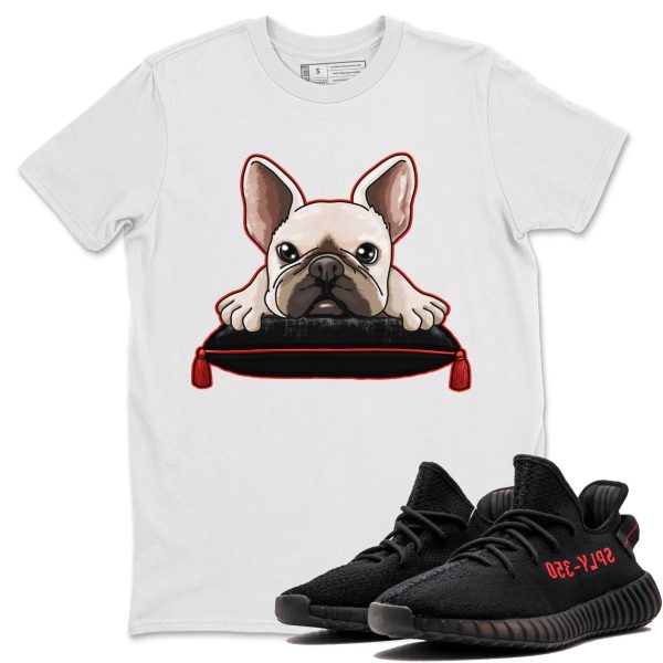 French Bulldog Unisex Crew Neck Sneaker Matching Tee Shirt To Match Yeezys 350 Bred Jezsport.com