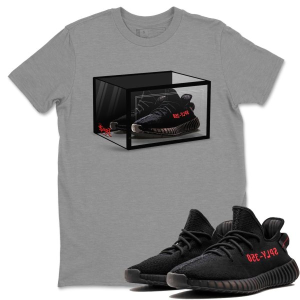 Shoe Box Unisex Crew Neck Sneaker Matching Tee Shirt To Match Yeezys 350 Bred Jezsport.com