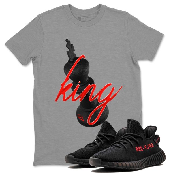 3D King Unisex Crew Neck Sneaker Matching Tee Shirt To Match Yeezys 350 Bred Jezsport.com