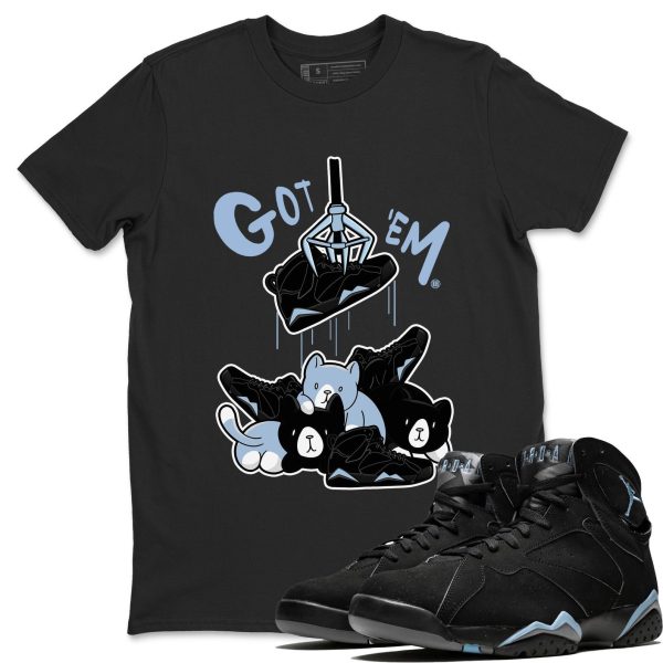 Treasure Hunter Sneaker Tee - Casual Unisex Cotton Sneaker T-Shirt To Match 7s Chambray Jezsport.com