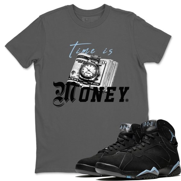 Time Is Money Sneaker Tee - Casual Unisex Cotton Sneaker T-Shirt To Match 7s Chambray Jezsport.com