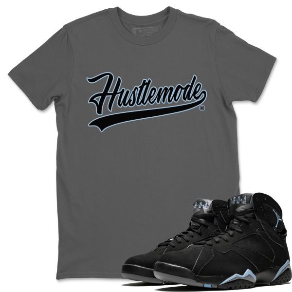 Hustle Mode Sneaker Tee - Casual Unisex Cotton Sneaker T-Shirt To Match 7s Chambray Jezsport.com