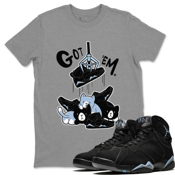 Treasure Hunter Sneaker Tee - Casual Unisex Cotton Sneaker T-Shirt To Match 7s Chambray Jezsport.com