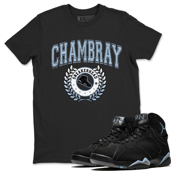 Sneaker Letter Sneaker Tee - Casual Unisex Cotton Sneaker T-Shirt To Match 7s Chambray Jezsport.com