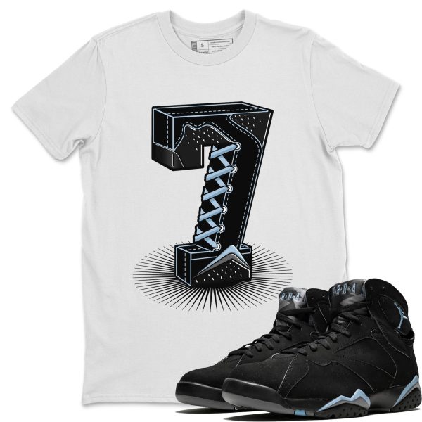 Number Statue Sneaker Tee - Casual Unisex Cotton Sneaker T-Shirt To Match 7s Chambray Jezsport.com