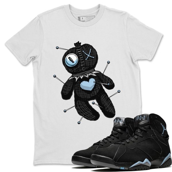 Linen Voodoo Doll Sneaker Tee - Casual Unisex Cotton Sneaker T-Shirt To Match 7s Chambray Jezsport.com