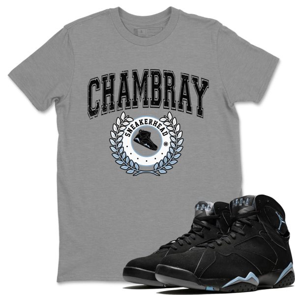 Sneaker Letter Sneaker Tee - Casual Unisex Cotton Sneaker T-Shirt To Match 7s Chambray Jezsport.com