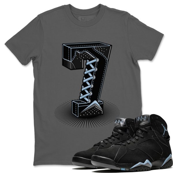 Number Statue Sneaker Tee - Casual Unisex Cotton Sneaker T-Shirt To Match 7s Chambray Jezsport.com