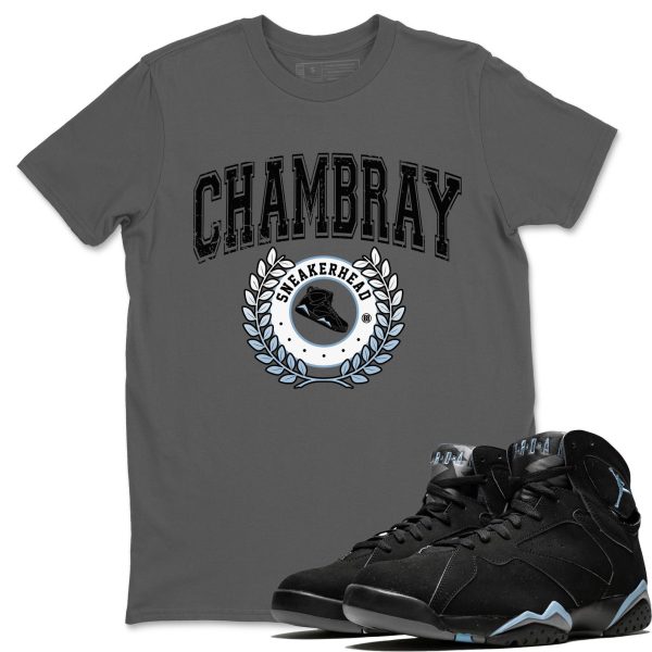 Sneaker Letter Sneaker Tee - Casual Unisex Cotton Sneaker T-Shirt To Match 7s Chambray Jezsport.com