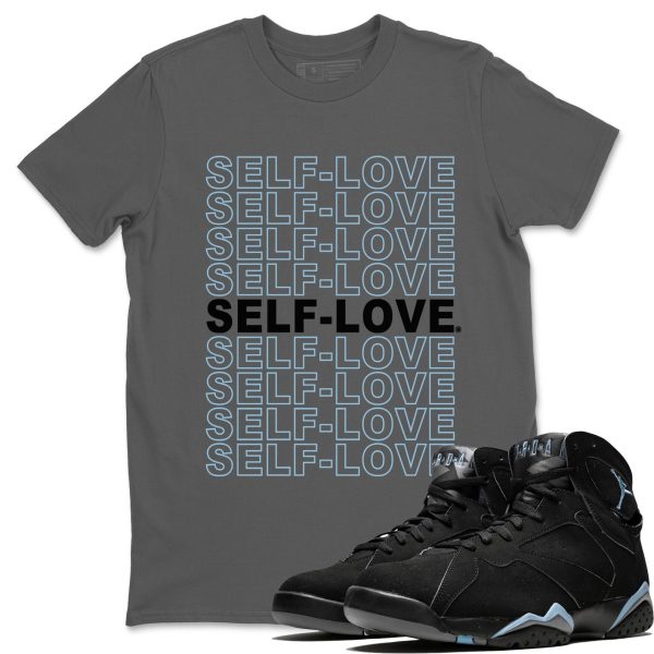 Self Love Sneaker Tee - Casual Unisex Cotton Sneaker T-Shirt To Match 7s Chambray Jezsport.com