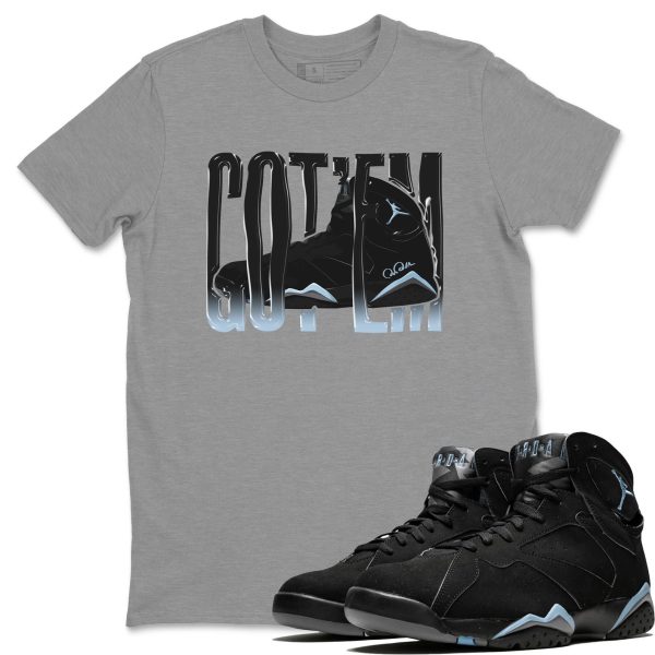 Wiggling Gotem Sneaker Tee - Casual Unisex Cotton Sneaker T-Shirt To Match 7s Chambray Jezsport.com