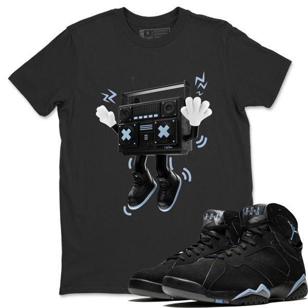 90s Radio Boy Sneaker Tee - Casual Unisex Cotton Sneaker T-Shirt To Match 7s Chambray Jezsport.com