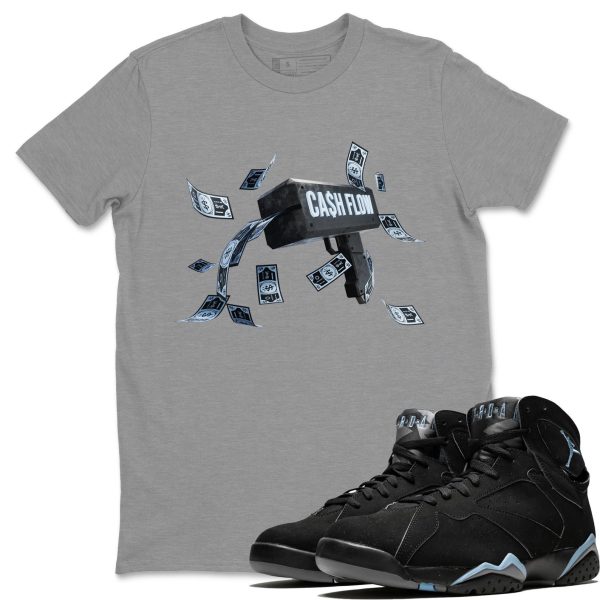 Cash Flow Sneaker Tee - Casual Unisex Cotton Sneaker T-Shirt To Match 7s Chambray Jezsport.com