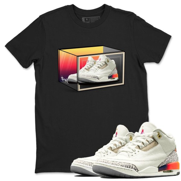 Shoe Box Sneaker Tee - Casual Unisex Cotton Sneaker Matching T-Shirt To Match 3s X J Balvin Jezsport.com